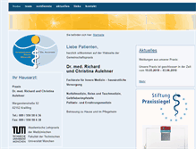 Tablet Screenshot of dr-aulehner.de